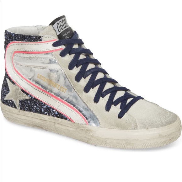 golden goose glitter high top